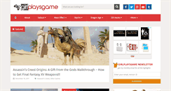 Desktop Screenshot of girlplaysgame.com